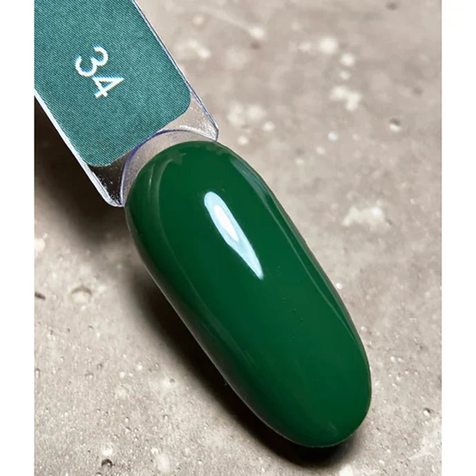 Dark Gel lak 34, 6 ml, zelený