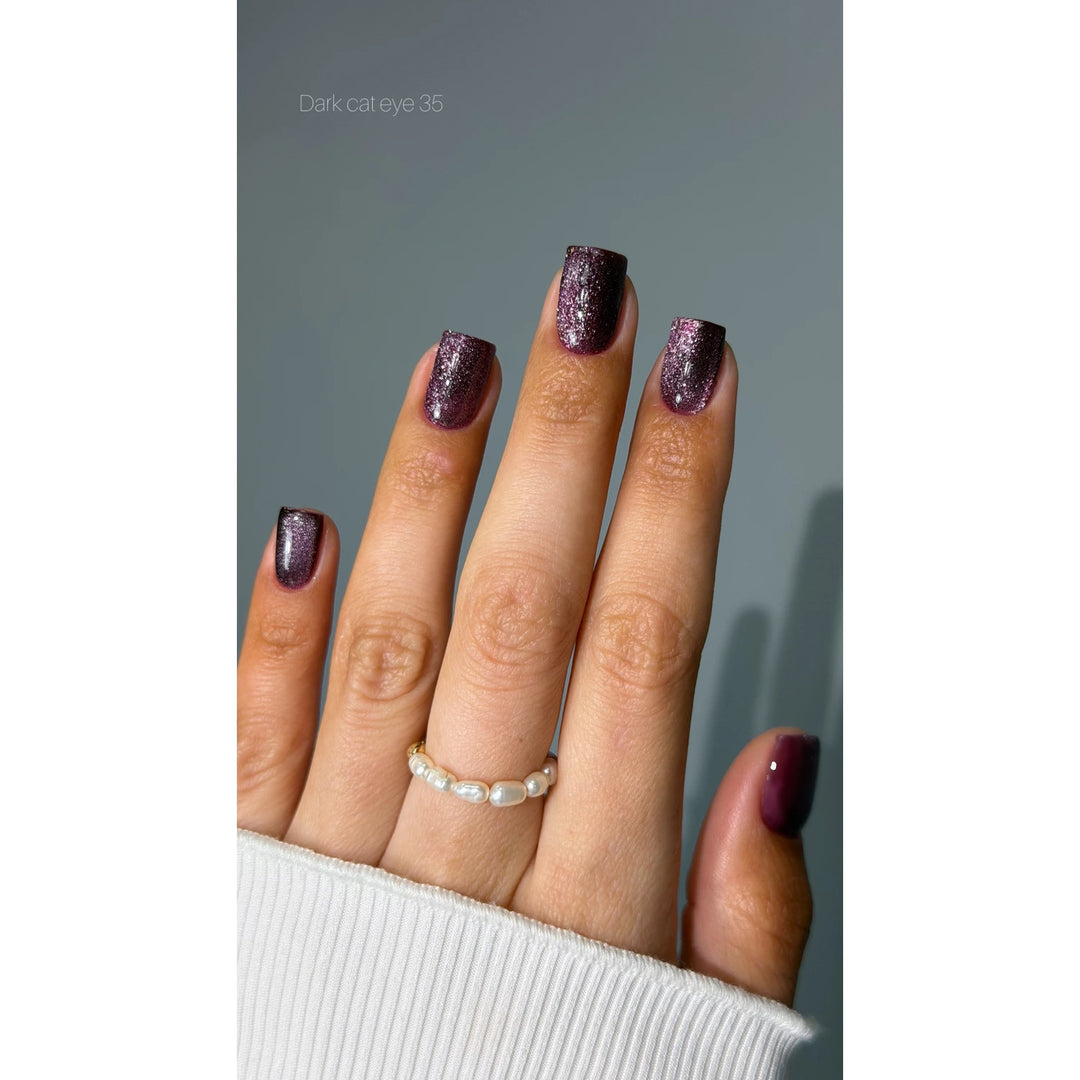 Dark Gel lak Cat Eye 35, 6 ml