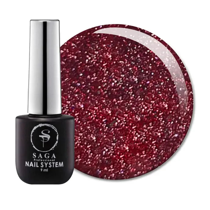 SAGA Professional Gel lak Fiery Gel 25, 9 ml