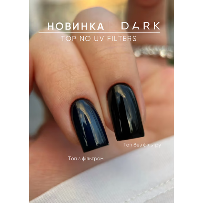 DARK Top bez UV filtrů, 15 ml