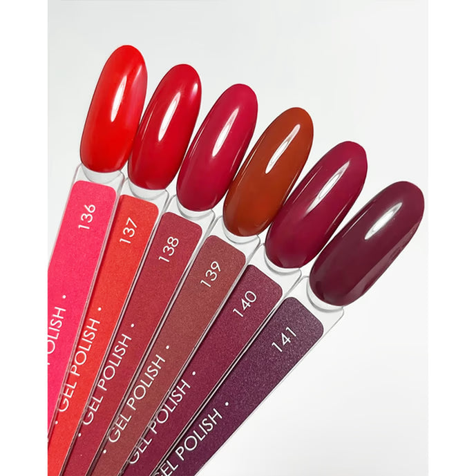 DARK Gel lak 138, 10 ml, tmavě červená