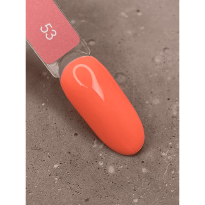 DARK Gel lak 53, 10 ml, oranžový
