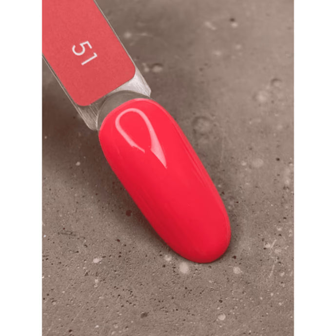 DARK Gel lak 51, 10 ml, červený