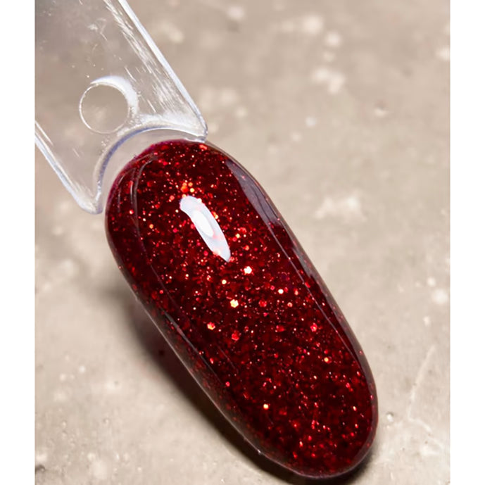 DARK Гель-лак 111, 10 мл, червоний з блиском