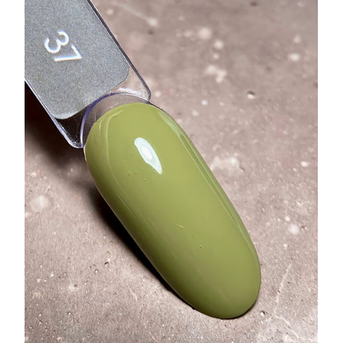 DARK Gel lak 37, 10 ml, olivově zelený