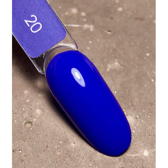 DARK Gel lak 20, 10 ml, modrý