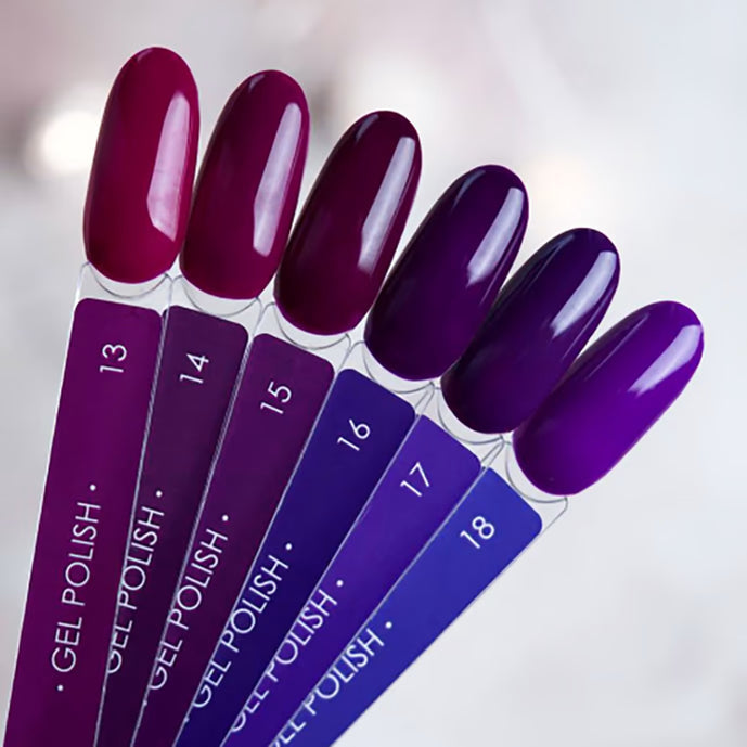 DARK Gel lak 13, 10 ml, bordový