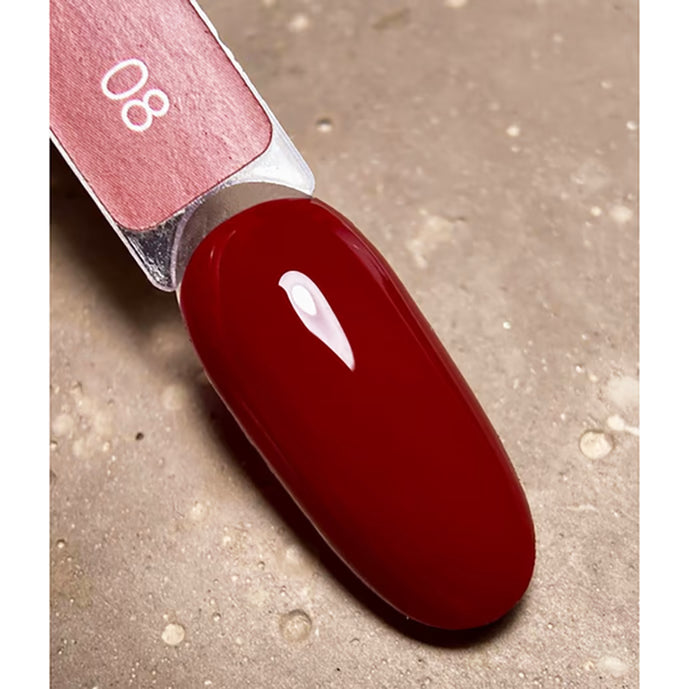 DARK Gel lak 08, 10 ml, červený