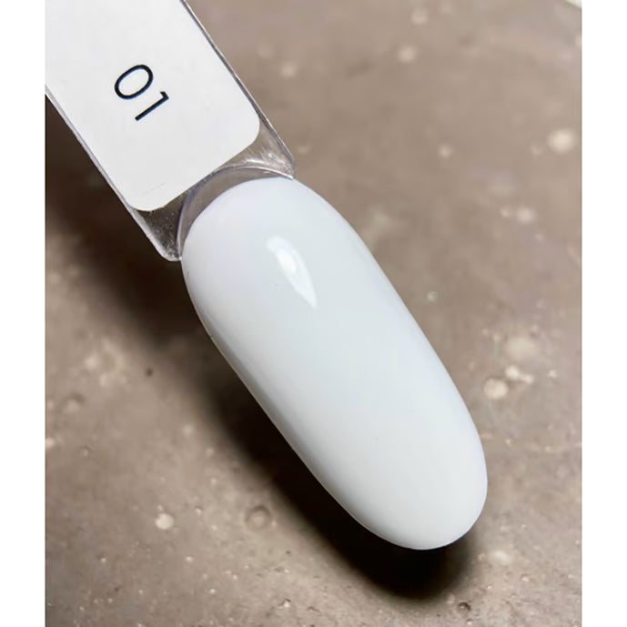 DARK Gel lak 01, 10 ml, bílý