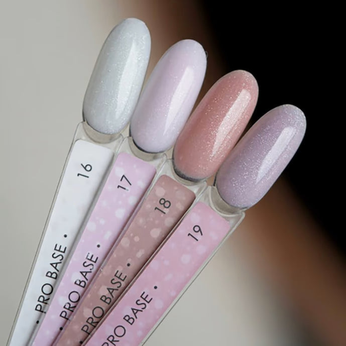 DARK Pro báze 17, 15 ml, růžová s perleťovým leskem