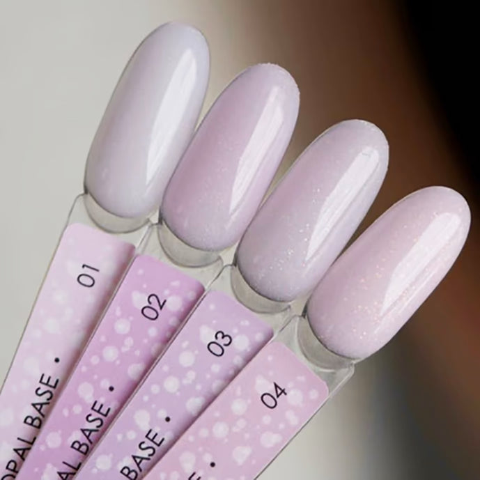 DARK Pro báze Opal 02, 15 ml, růžová s perleťovým efektem