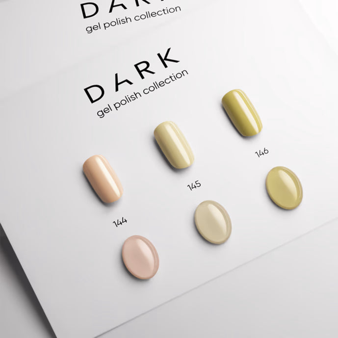DARK Gel lak 144, 10 ml, broskvový