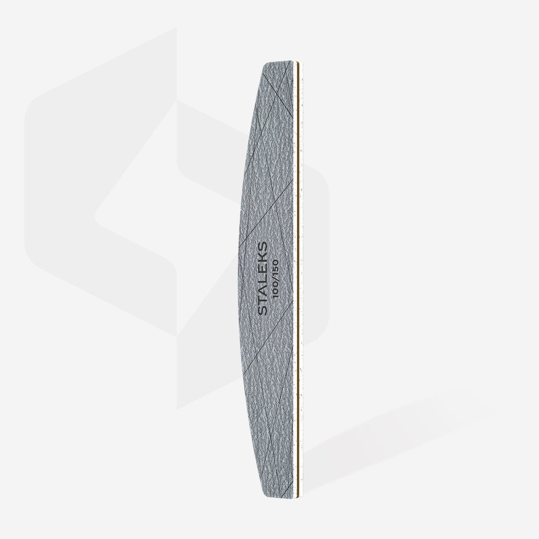 STALEKS PRO Minerální pilník půlměsíc SMART 40, 100/150 grit (25 ks) – fotka 2