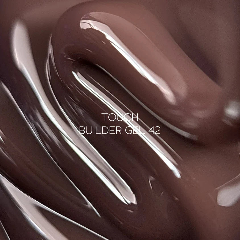 TOUCH Stavební gel 42 (Brownie), 30 ml – kelímek s číslem odstínu