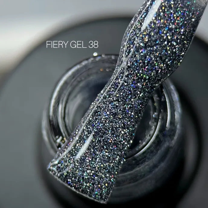 SAGA Professional Gel lak Fiery Gel 38, 9 ml