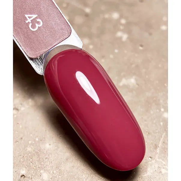 Dark Gel lak 43, 6 ml, červený