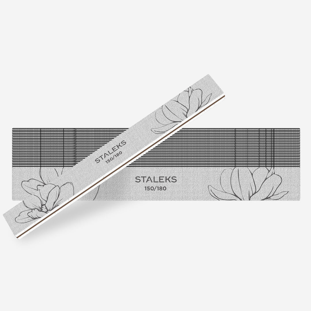 STALEKS PRO Minerální pilník rovný EXPERT 20, 150/180 grit (25 ks) – fotka 3