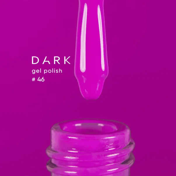 Dark Gel lak 46, 6 ml, fuchsie