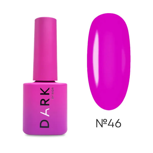 Dark Gel lak 46, 6 ml, fuchsie