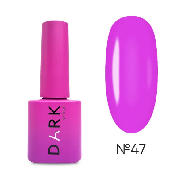 Dark Gel lak 47, 6 ml, fuchsie