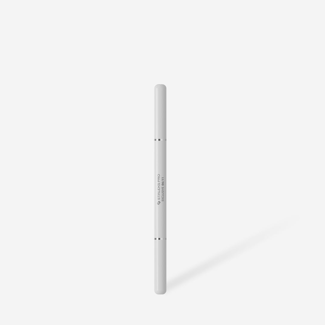 STALEKS PRO Oboustranný štětec EXCLUSIVE, gel 11 mm / liner 12 mm – fotka 3