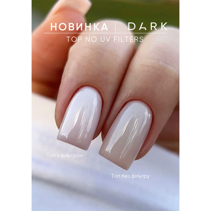 DARK Top bez UV filtrů, 15 ml