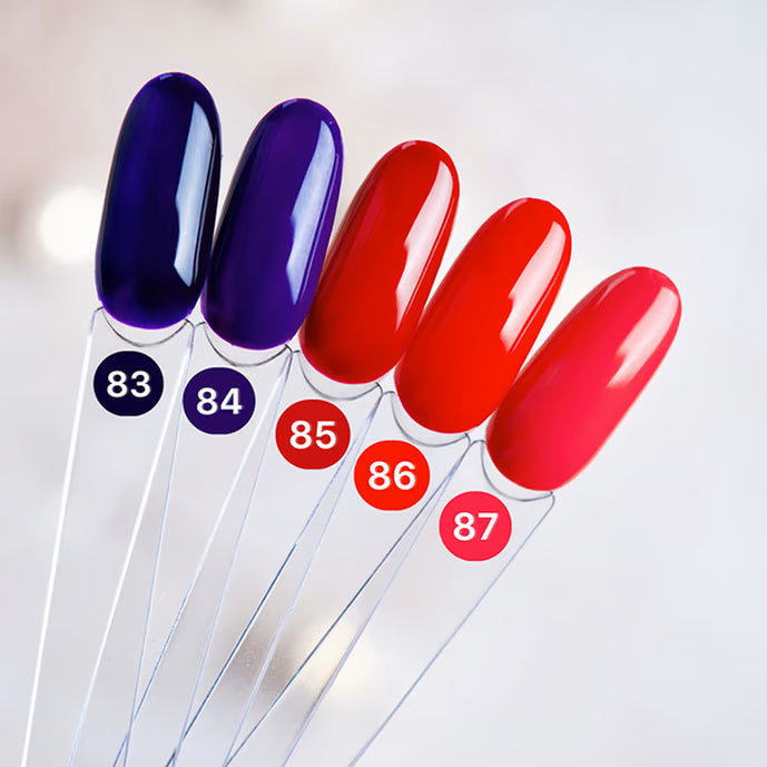 DARK Gel lak 86, 10 ml, červený