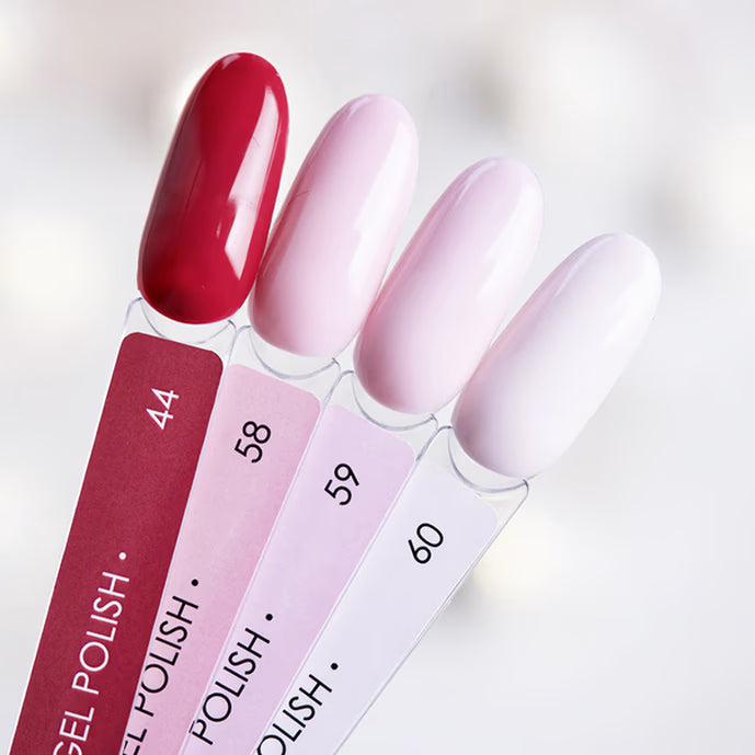 DARK Gel lak 44, 10 ml, červený