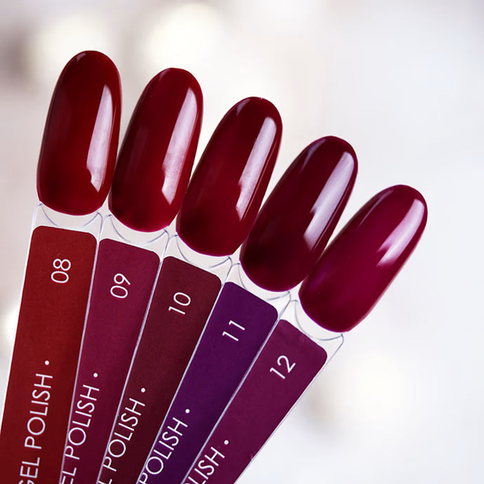 DARK Gel lak 08, 10 ml, červený