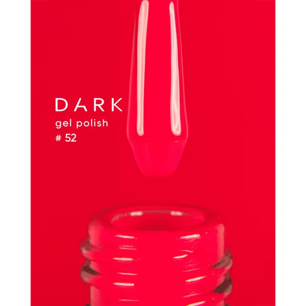 Dark Gel lak 52, 6 ml, červený