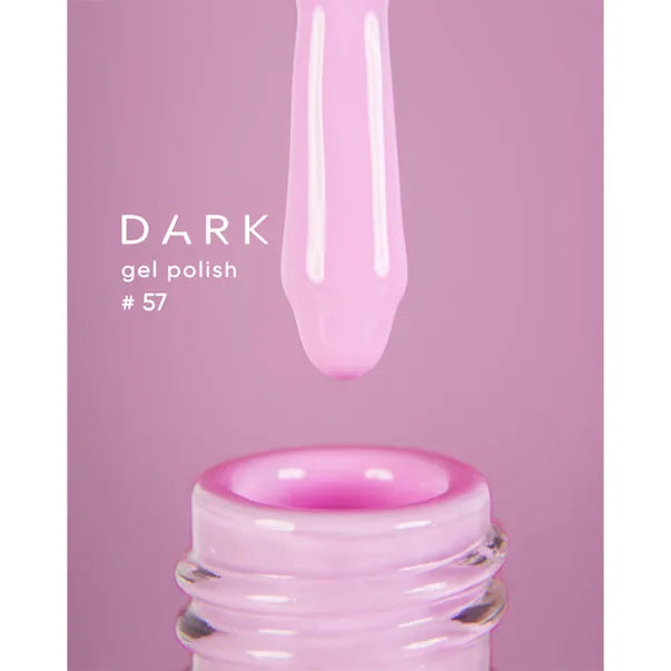 Dark Gel lak 57, 6 ml, růžový