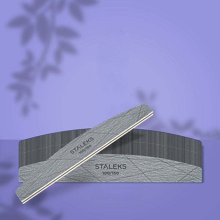 STALEKS PRO Minerální pilník půlměsíc SMART 40, 100/150 grit (25 ks)