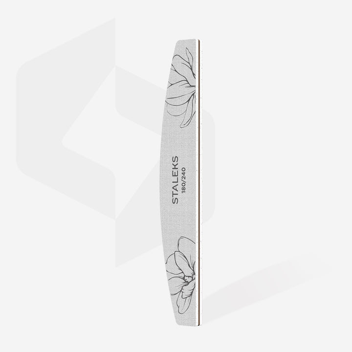 STALEKS PRO Minerální pilník půlměsíc EXPERT 40, 180/240 grit (25 ks) – fotka 2