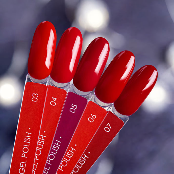 DARK Gel lak 05, 10 ml, červený