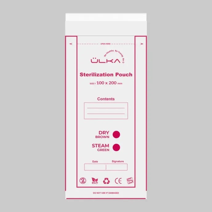 Ulka Sterilizační sáčky s indikátorem, 100×200 mm