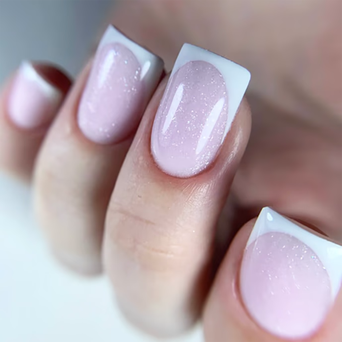 DARK Pro báze 17, 15 ml, růžová s perleťovým leskem