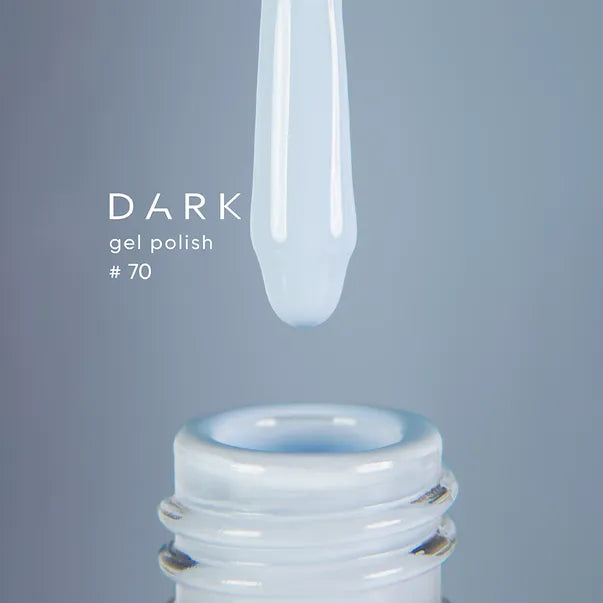Dark Gel lak 70, 6 ml, světle modrý
