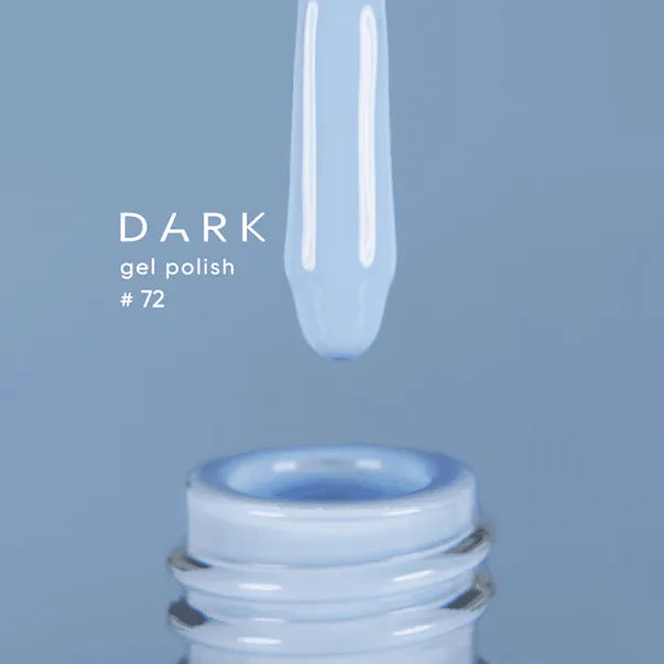 Dark Gel lak 72, 6 ml, světle modrý