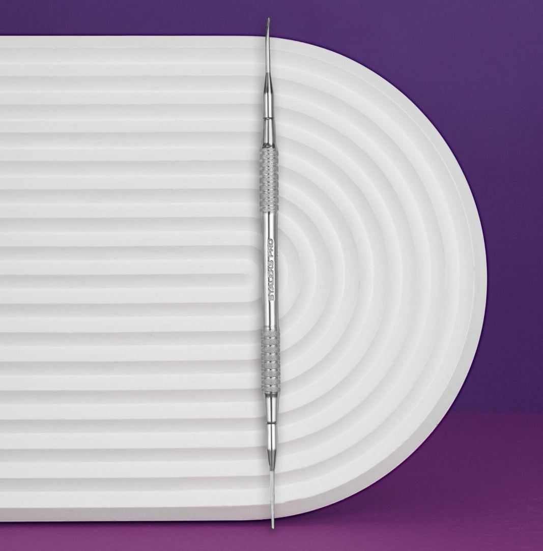 Pedikúrní pilník na nehty EXPERT 60 TYPE 4 (rovný úzký pilník a úzký pilník se zahnutým koncem)