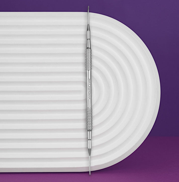 Pedikúrní pilník na nehty EXPERT 60 TYPE 4 (rovný úzký pilník a úzký pilník se zahnutým koncem)