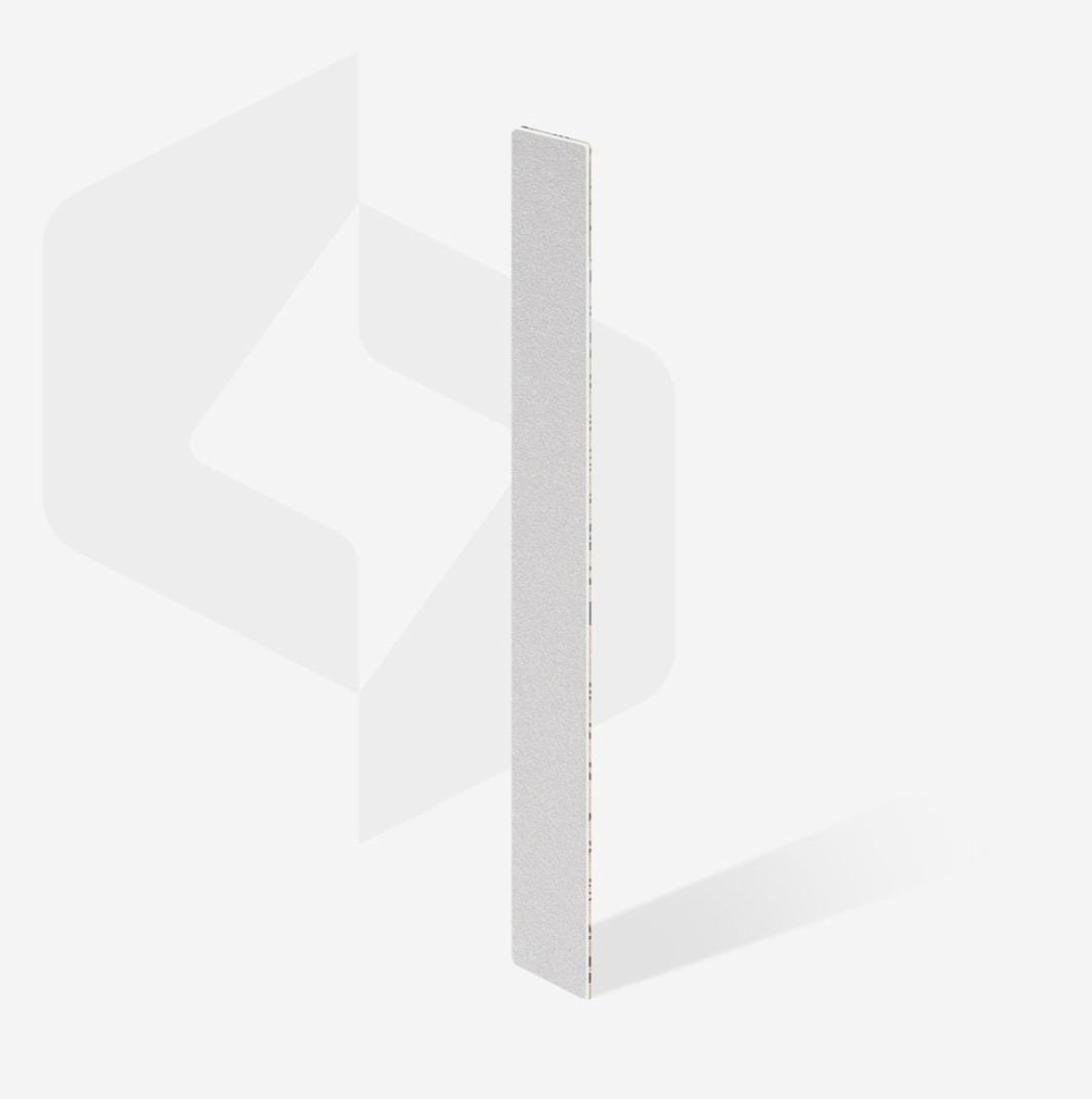 Jednorázové bílé pilníky papmAm na měkké pěnové vrstvě Staleks EXPERT 20 100w grit (25 ks)