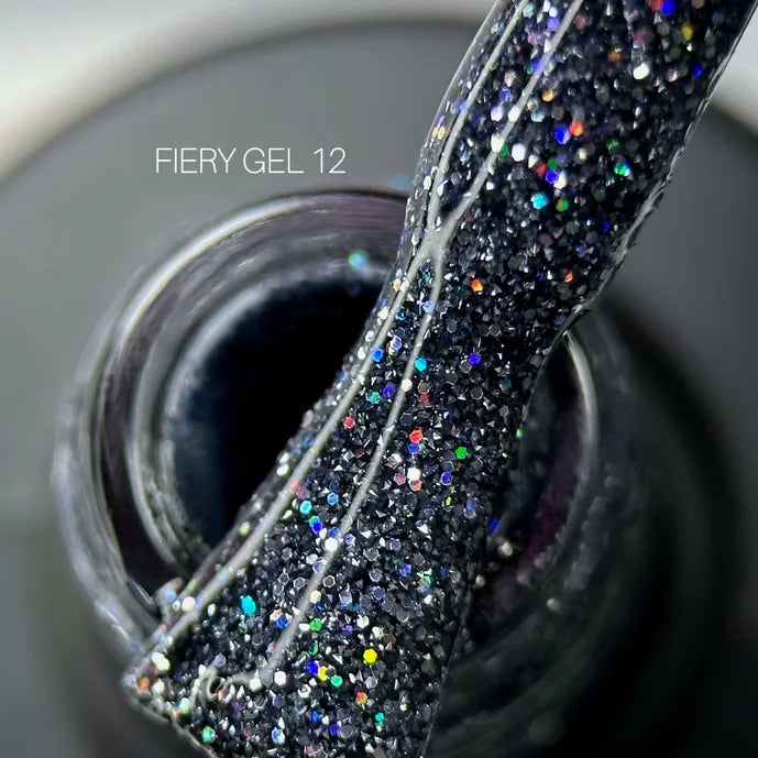 SAGA Professional Gel lak Fiery Gel 12, 9 ml