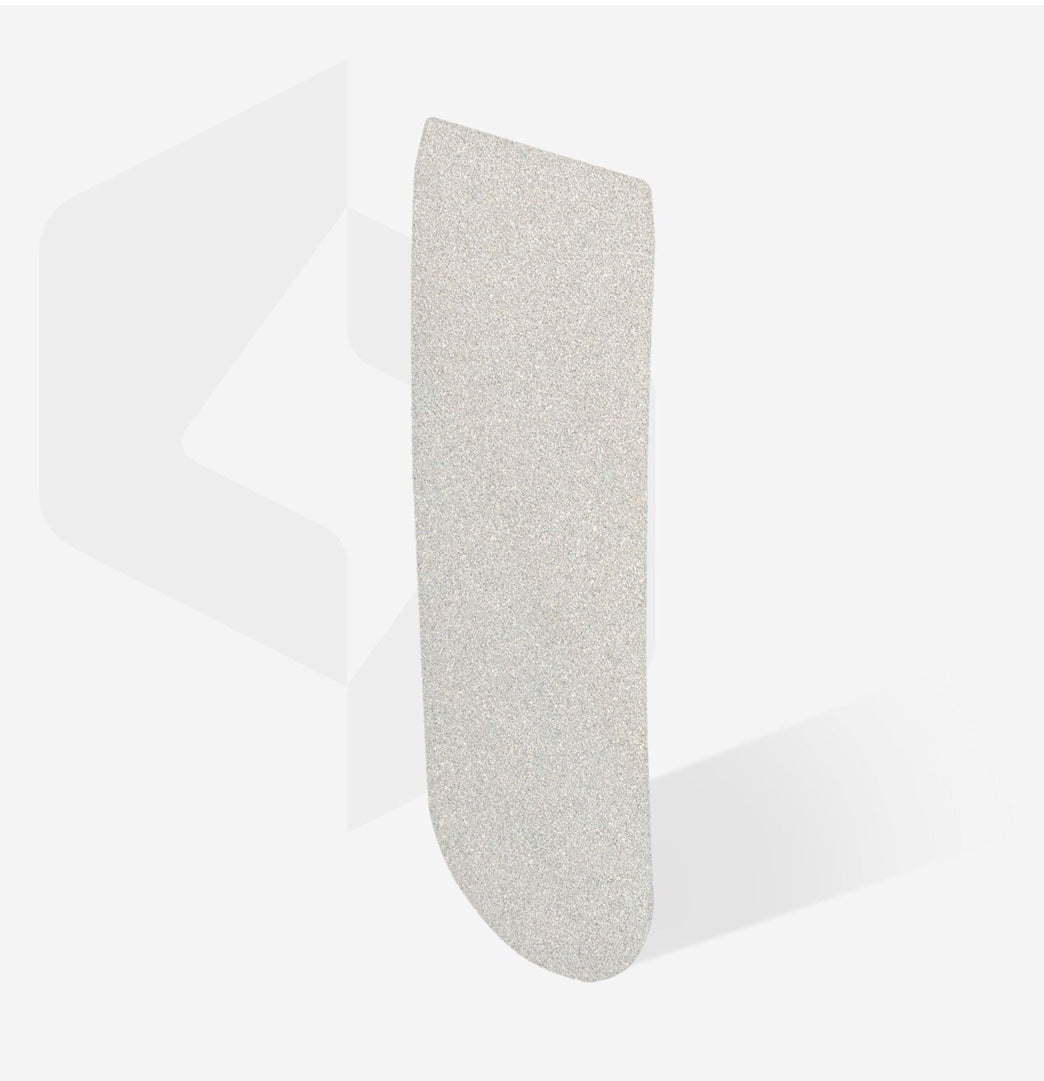 Jednorázové bílé pilníky pro kovovou pedikúrní rašpli EXPERT 10, 80w grit (30 ks)