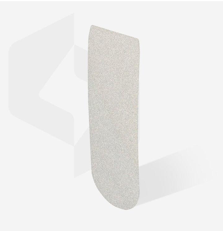 Jednorázové bílé pilníky pro kovovou pedikúrní rašpli EXPERT 10, 80w grit (30 ks)