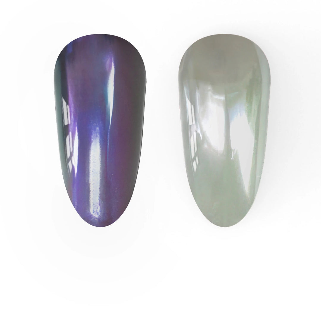 LUNAmoon Afrodita Sada nail powder prášků, 6 ks