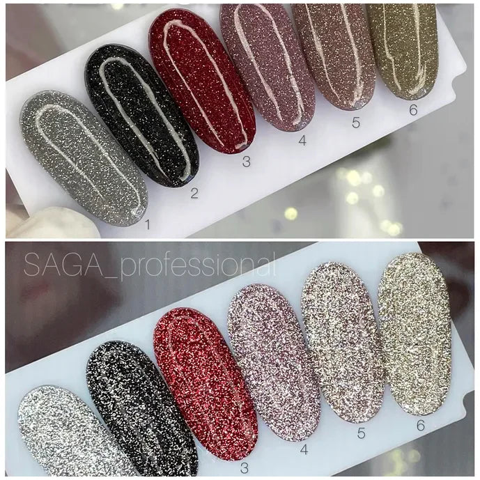 SAGA Professional Gel lak Fiery Gel 06, 9 ml