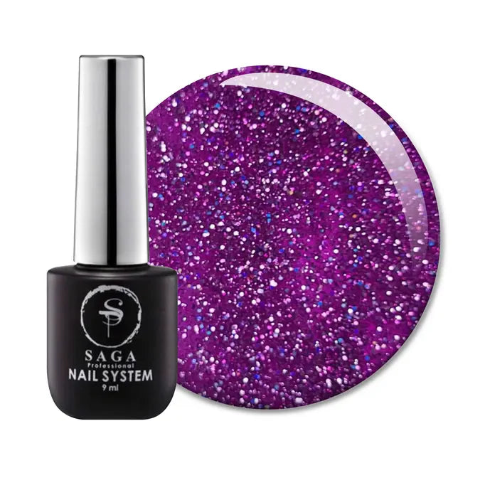 SAGA Professional Gel lak Fiery Gel 45, 9 ml