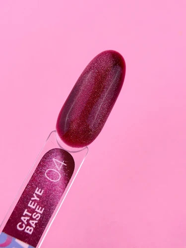 LUNA Cat Eye báze 04, 13 ml, červená