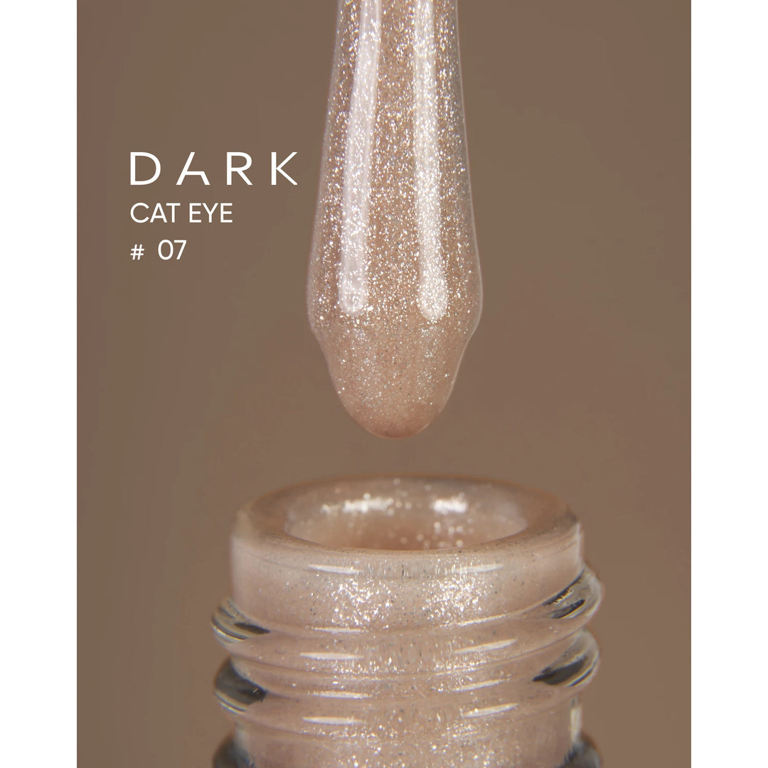 Dark Gel lak Cat Eye 07, 10 ml