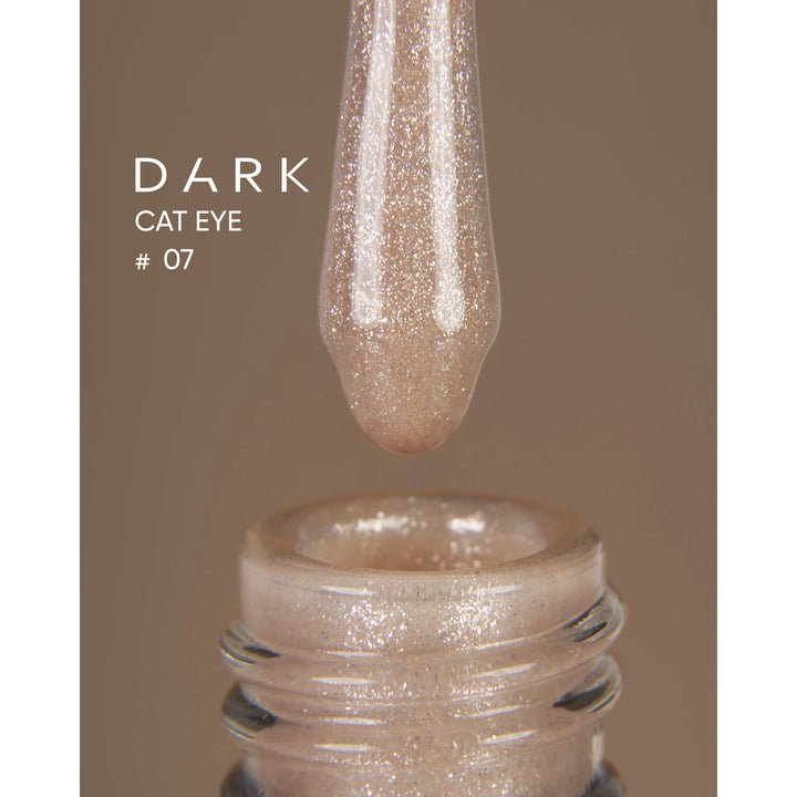 Dark Gel lak Cat Eye 07, 10 ml